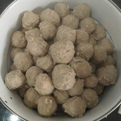 Resep Masakan Pentol Bakso - Resep Pentol Bakso Bumbu Pedas Anti Gagal