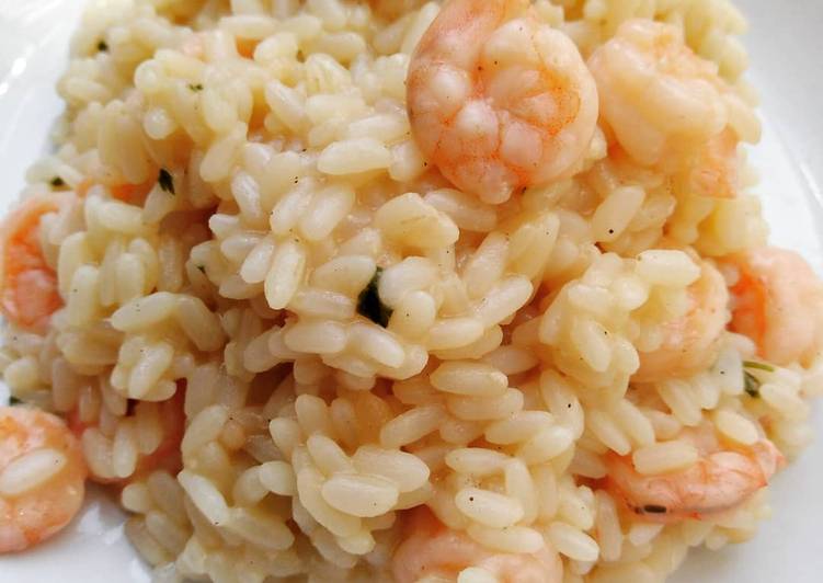 Risotto con gamberi 🦐🦐🦐