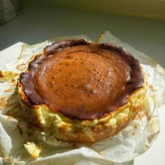 A picture of Basque Cheesecake #2.