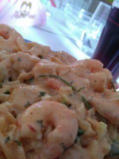 Una foto de Pasta de Gambas a la Ari