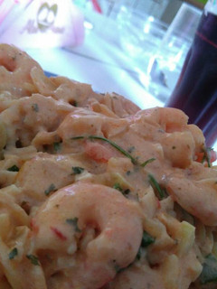 Una foto de Pasta de Gambas a la Ari