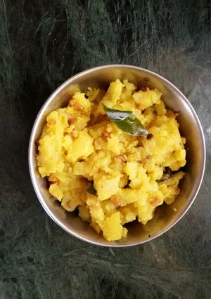 A picture of Potato curry.