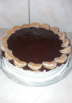 Mascarponés mandarin torta recept fotója