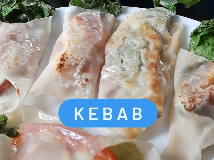 Cara Gampang Menyiapkan Kebab Kulit Pangsit Anti Gagal