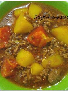 Foto resep Semur Daging Giling Kentang