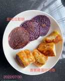 寶寶副食品（手指食物）紫地瓜鬆餅、香蕉雞蛋卷