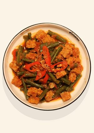 Foto resep Balado Tempe & Kacang Panjang