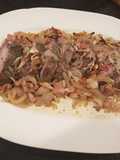 Filete de res en salsa de estragón