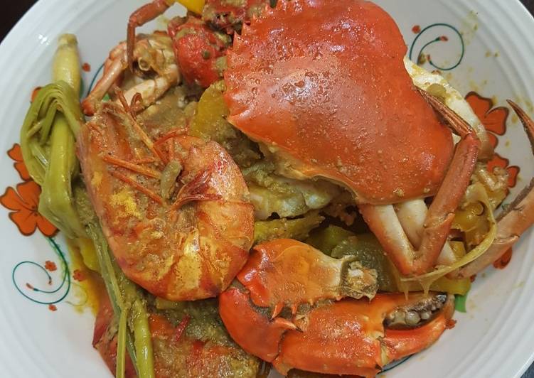 Bagaimana Menyiapkan Kepiting bumbu, Enak Banget