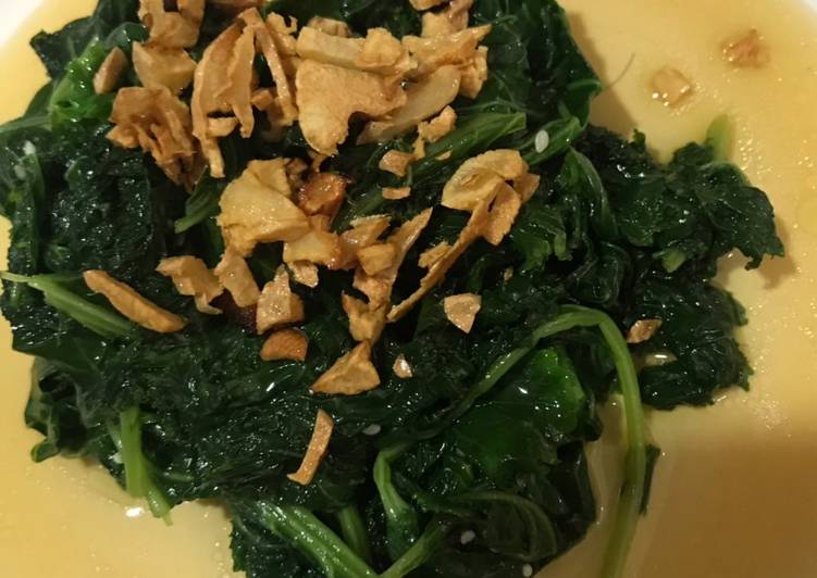 Bumbu Menyiapkan Sauteed Curly Kale, Sempurna