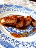 Filetto di maiale al sale affumicato, senape Rotisseur in grani e miele