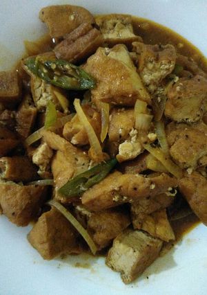 Foto resep Tahu lada hitam