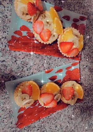 صورة لوصفة تارتولات🍓🍌🍊