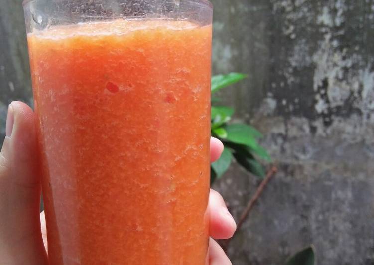 Cara Gampang Menyiapkan Jus Apel Wortel Tomat yang Bisa Manjain Lidah