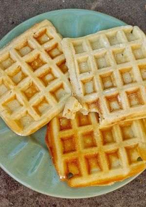 Una foto de Waffles clásicos