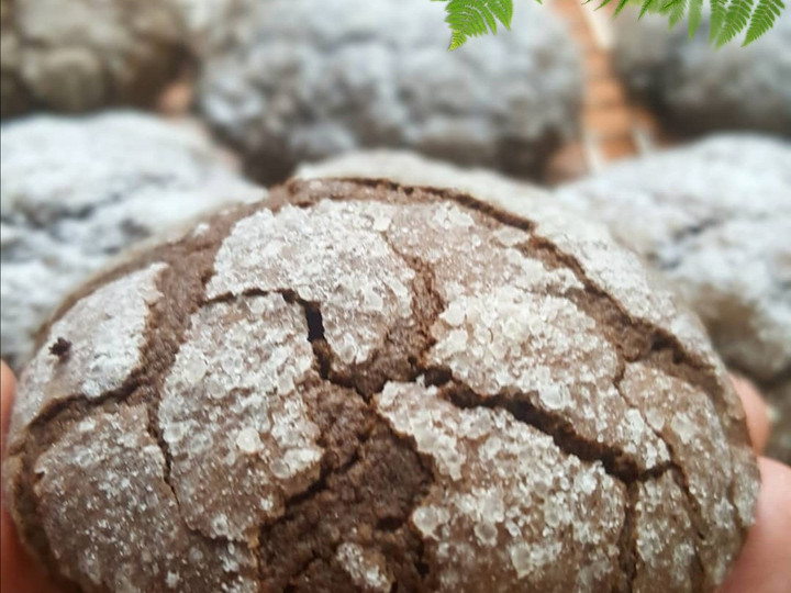 Cara Gampang Membuat Chocolate Crinkle Cookies Anti Gagal
