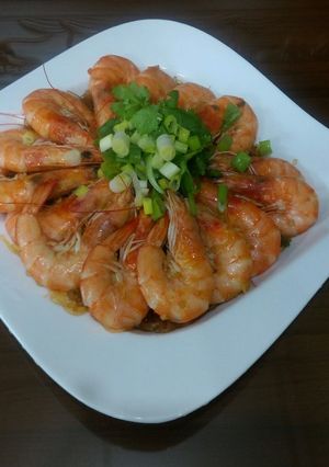 鮮蝦粉絲煲 的食譜成品照片