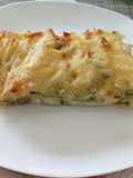 Lasagne di pane caraseau e pesto di basilico