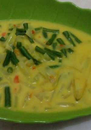 Foto resep Sayur jipang rujak pedes