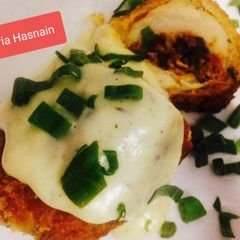 Spinach stuffed chicken #ramadankitayari #FastFood A picture of Spinach stuffed chicken #ramadankitayari #FastFood.