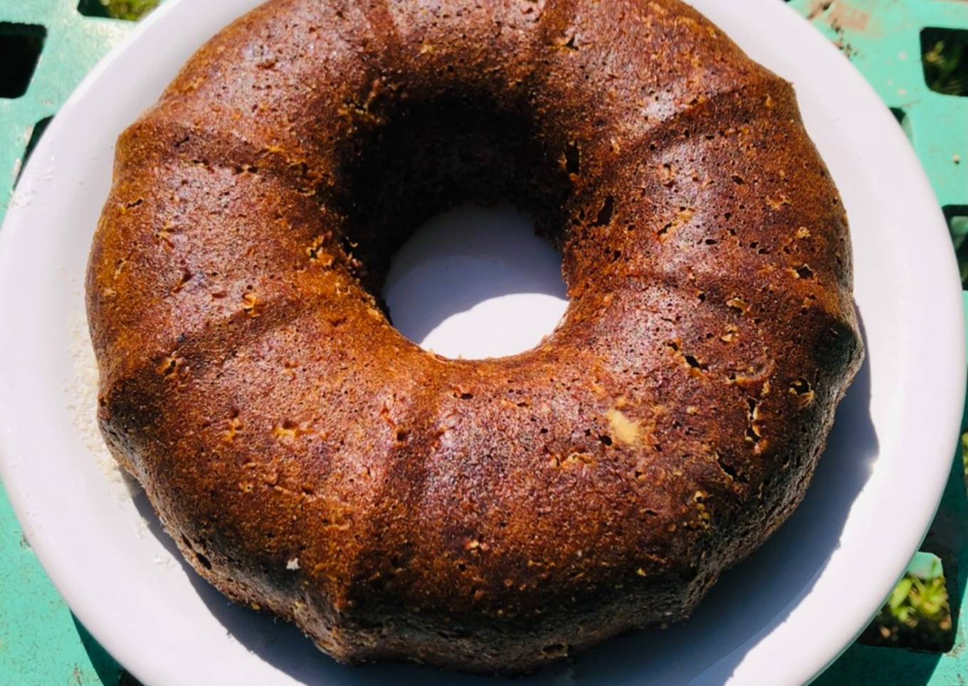 Budín de maní, avena y banana y miel.... un permitido saludable y exquisito!