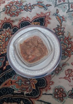 عکسی از دستور گوشت شیشه ای