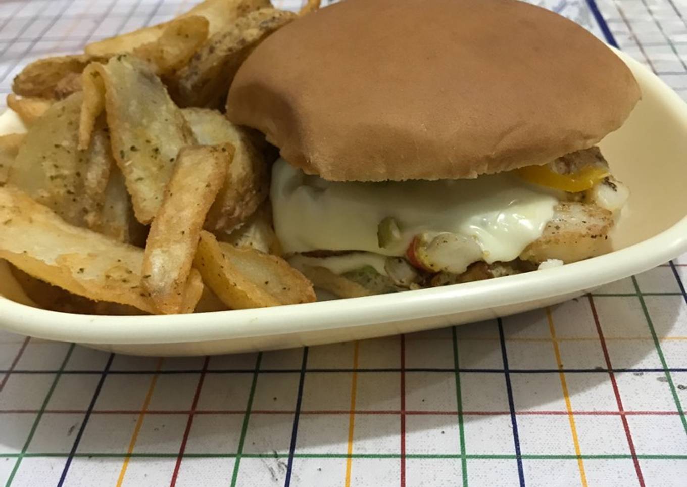 Hamburguesa de pescado 🍔🐟