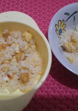 Foto resep MPASI : nasi goreng blueband ebi #16bulan