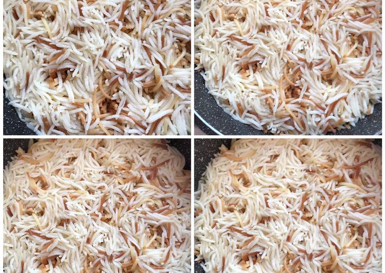 رز بالشعيريه ببهارات الماجي