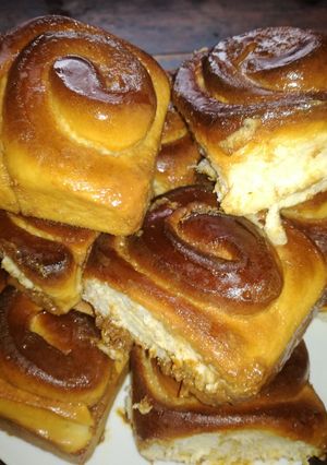 Una foto de Espirales con dulce de leche