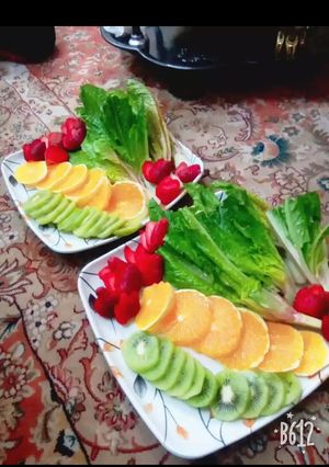 صورة لوصفة اطيب صحن فواكه 🍓🍈🍊🌲