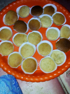Vanilla cup cake ainihin hoton girkin