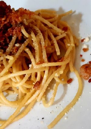 Una foto de Espagueti carbonara🇮🇹