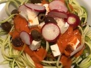 A picture of zucchini spaghetti
