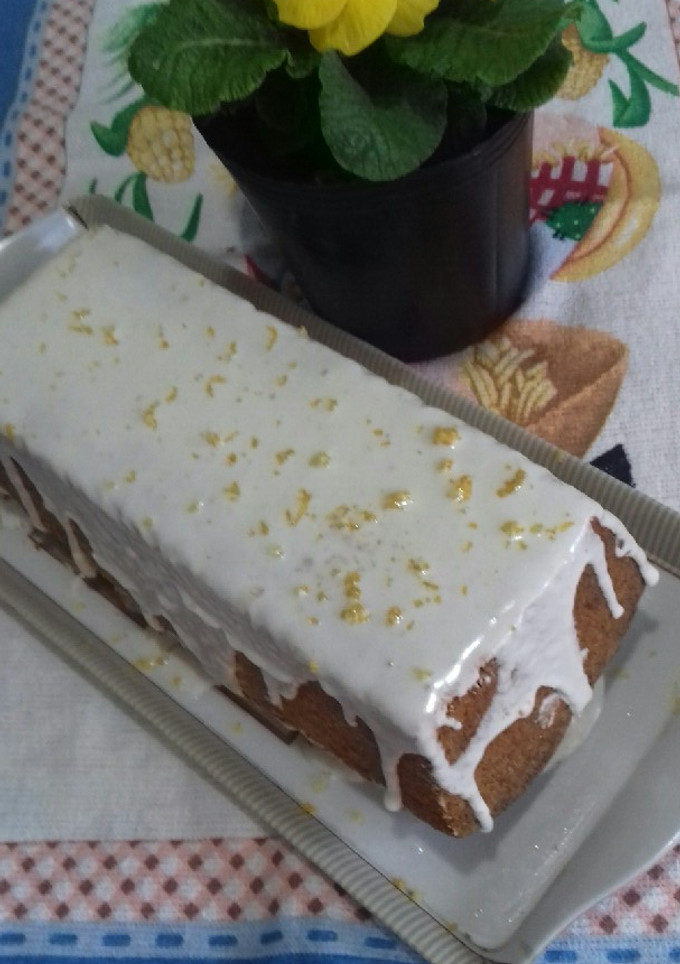 Una foto de Budín de Limón