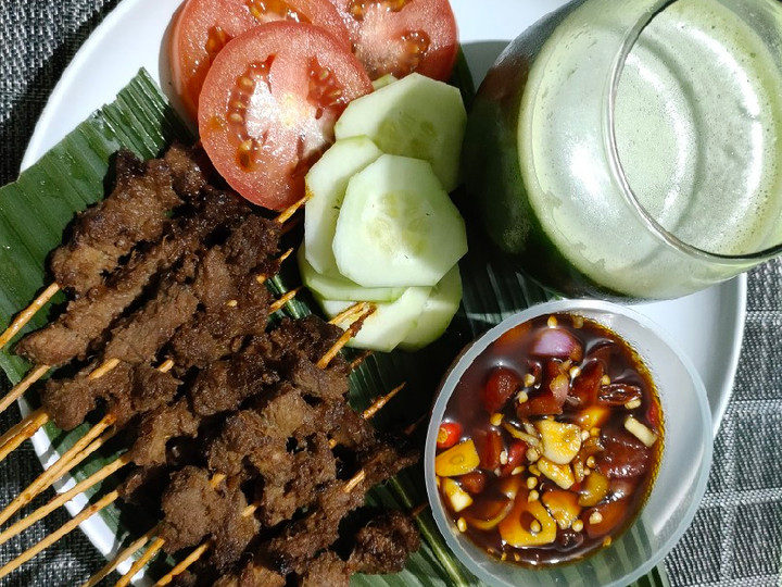 Resep Sate Maranggi Medium Well Anti Gagal