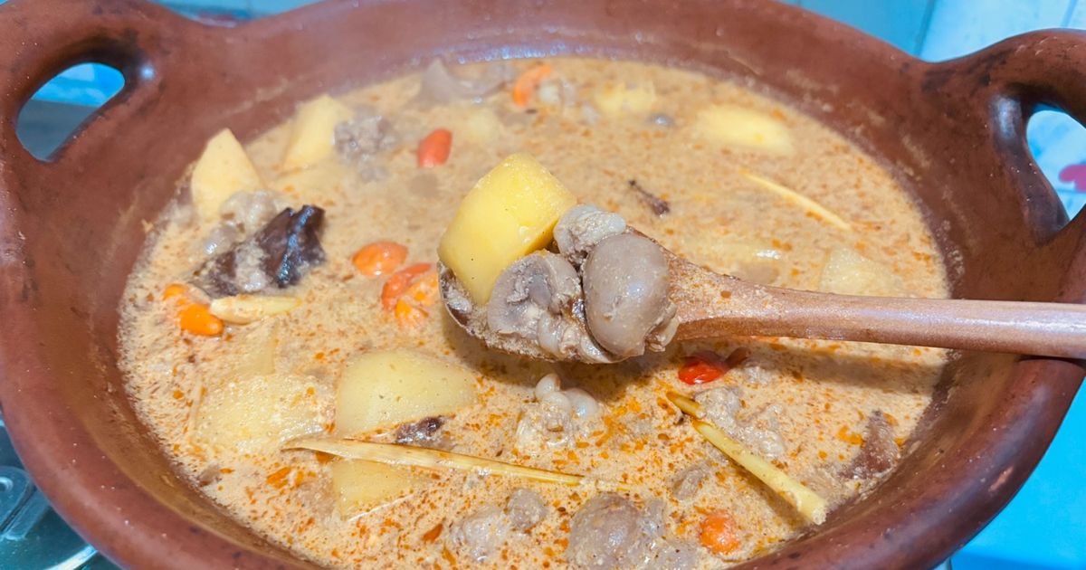 Rendang ginjal sapi kuah pedas 🌶️