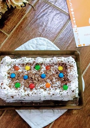 A picture of Super Moist Milk Chocolate Cake.