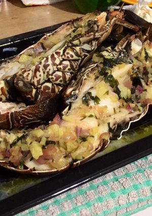 Foto resep Lobster garlic butter