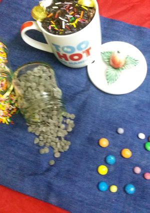 A picture of Mug cake recipe.