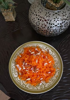 A picture of Zarda (sweet rice).