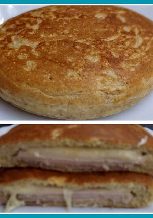 Une photo de 🥯 Pancake fourré façon croc'McDo 🥯