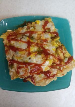 عکسی از دستور پیتزای خانگی🍕🍕🍕