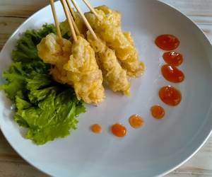 Siap Saji Sate Telur Gulung Jajanan Sd nostalgia masa kecil Hari Ini