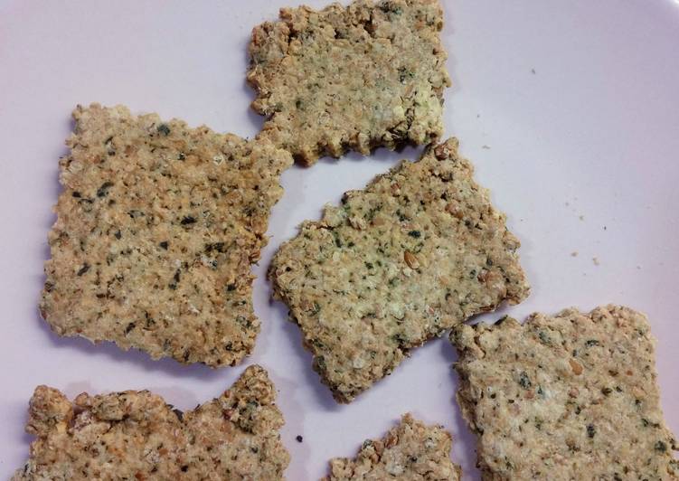 Recette de Super rapide Fait maison Crackers (vegan)