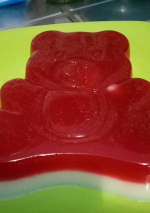 Foto resep Puding Stoberi Susu