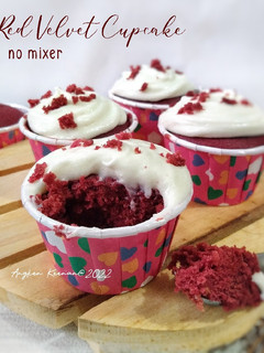Foto resep Red Velvet Cupcake (No Mixer)