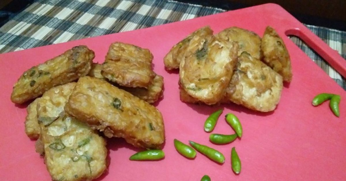 Resep tahu tempe goreng tepung terigu rumahan enak dan mudah - Cookpad