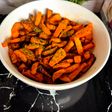 Frites de patate douce au air fryer