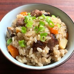 A picture of Pork ‘Okowa’ Glutinous Rice.